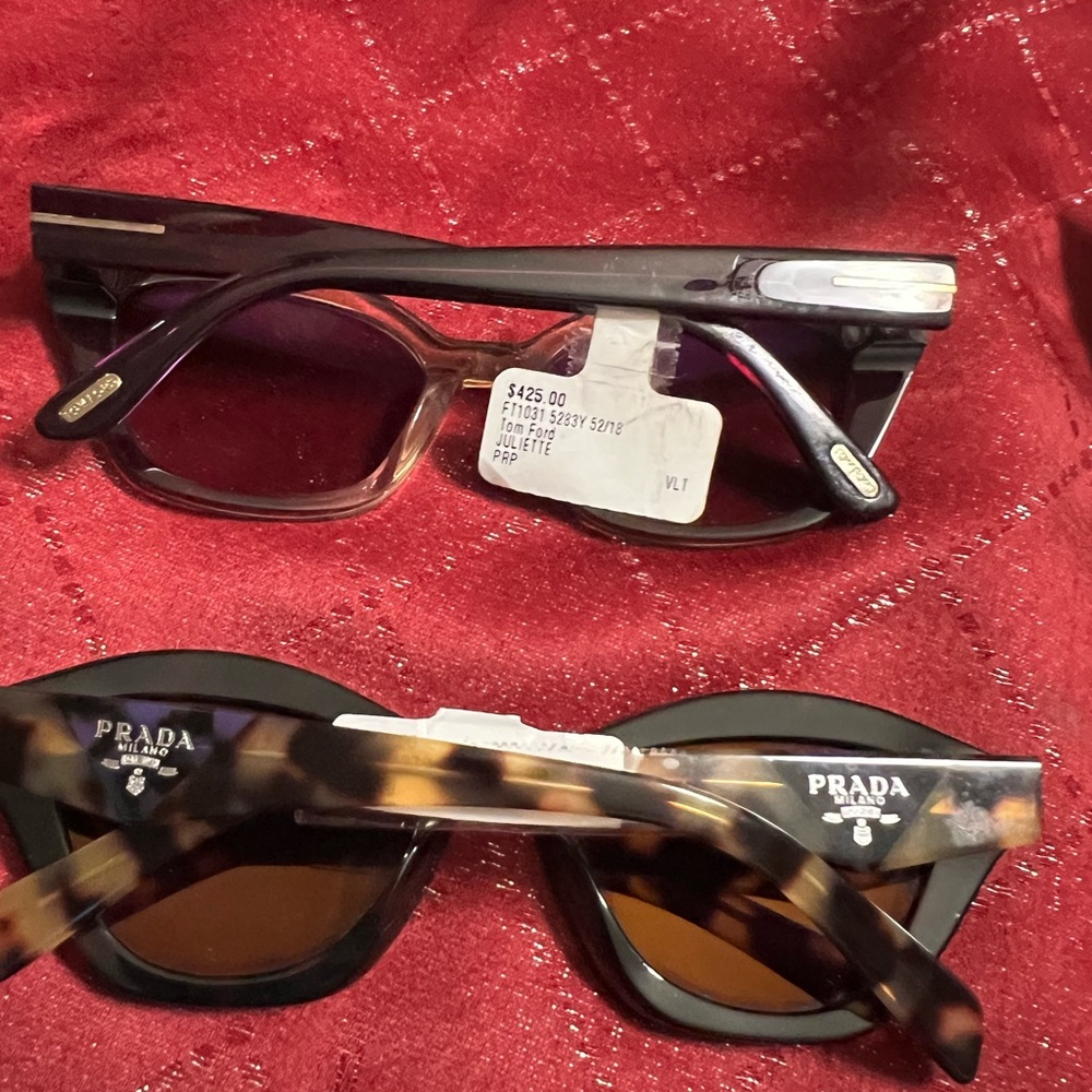 Prada Black and Tortoise Sunglasses